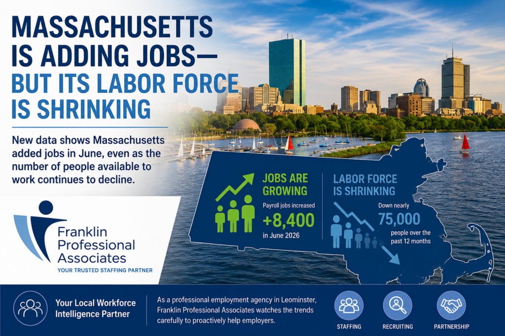Massachusetts Is Adding Jobs- But Its Labor Force Is Shrinking